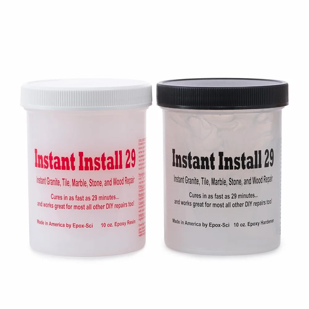 

US Shipping Instant 29 Minute Epoxy Repair Kit for Granite Marble Porcelain Quartz Tile Fix Chips Cracks Rebuild Missing