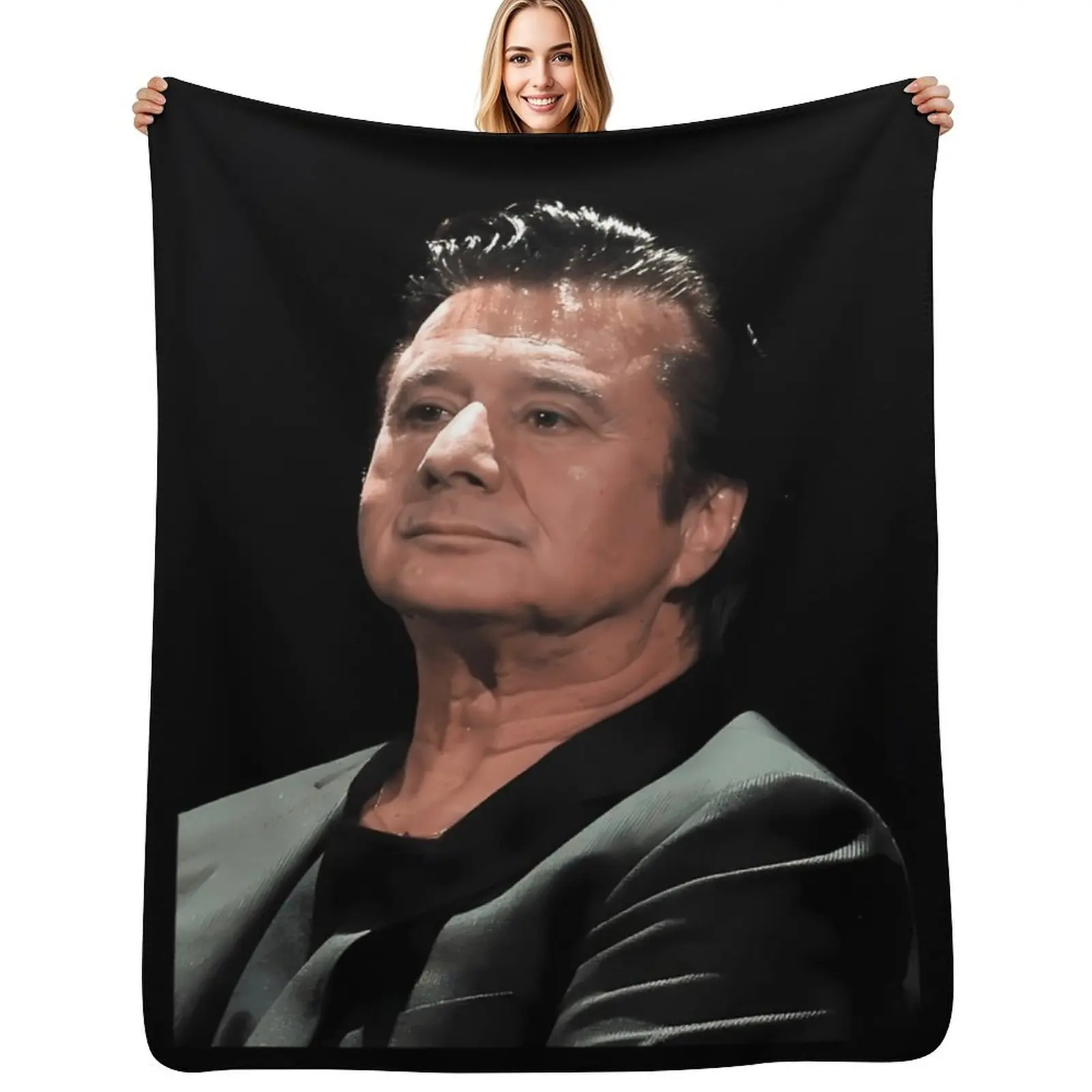 Steve Perry Art Throw Blanket Stylish Decor Blanket Gift for Friends Roommate