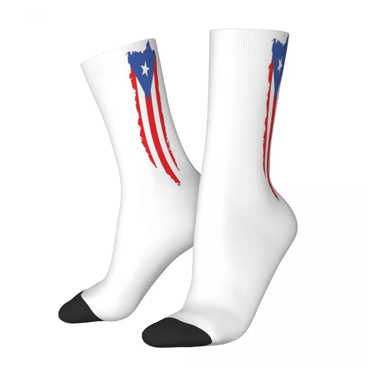 Puerto Rico Flag Socks Male Mens Women Spring Stockings Polyester