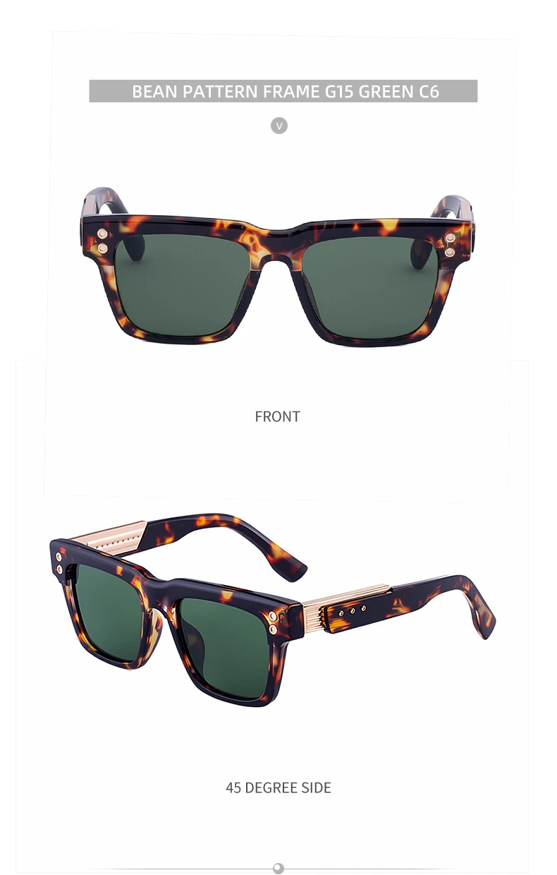 Übergroße klassische quadratische Punk-Sonnenbrille für Herren, 2025, Luxusmarke, Vintage-Fahrsonnenbrille für Herren, Steampunk-Brille, UV400 – Detail 18