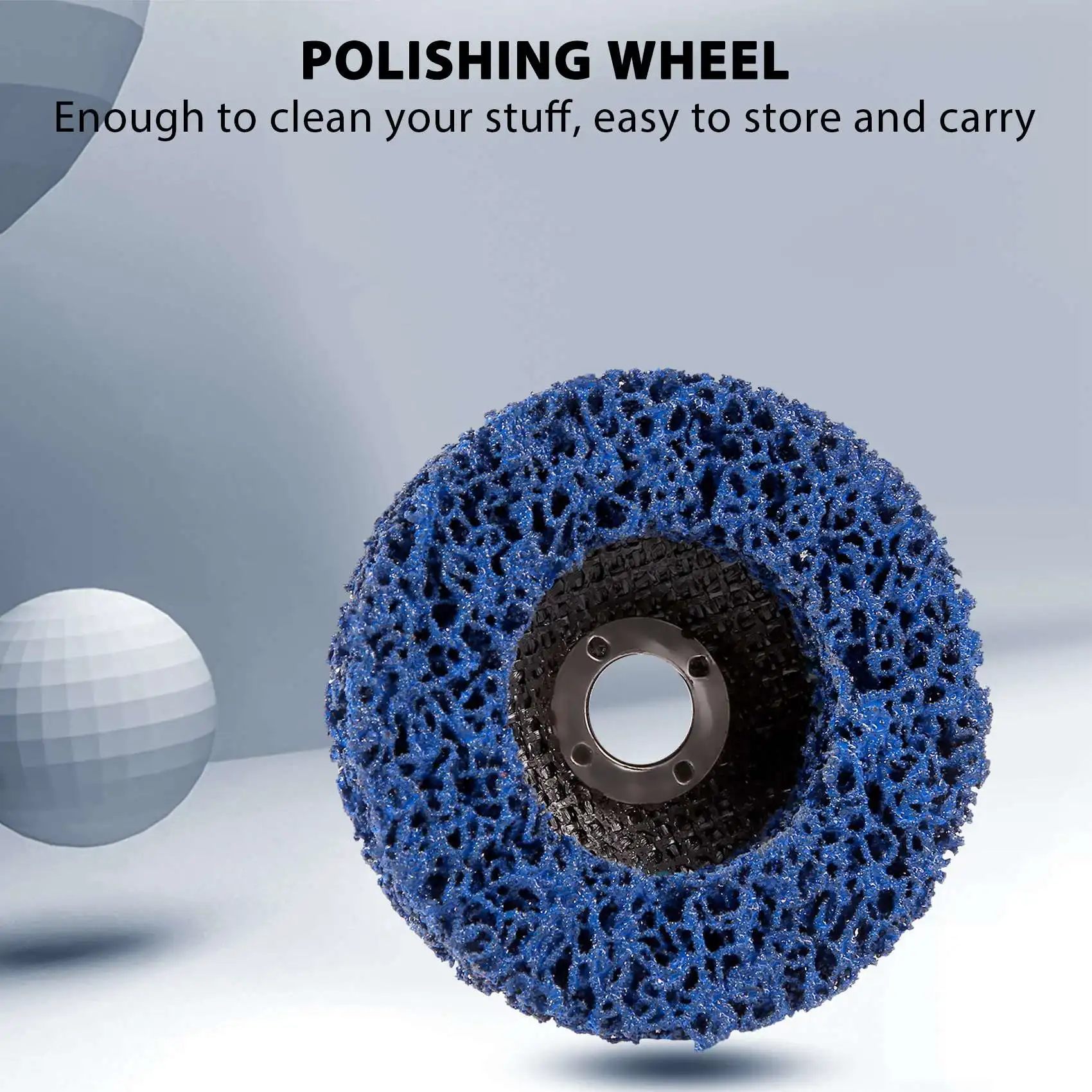 

A45M-Paint Stripping Disc Wheel 3 Pcs Rust Stripper Strip Discs For 4 X 5/8 Inch Angle Grinder For Wood Metal Fiberglass