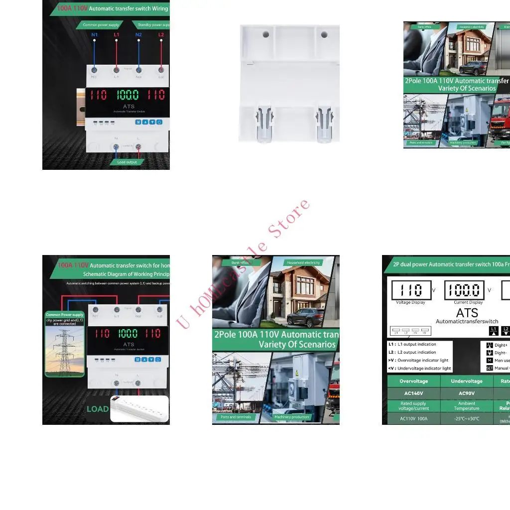 63hf-2p-100a-ats-generator-transfer-switches-with-adjustable-parameters-for-power