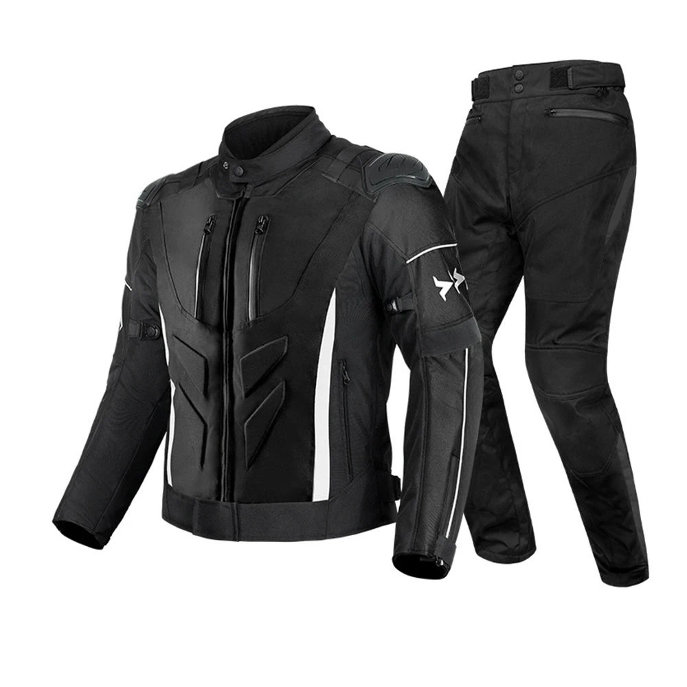 Winter Waterproof Motorcycle Riding Suit Thermal Windproof Jacket Pants Set CE Armor Protective Racing Touring Moto Gear