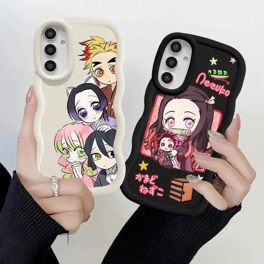 Anime Demon Slayer Phone Case for Samsung Galaxy A73 A53 A55 A54 A52 A51 A15 A35 A34 A33 A32 A25 A21s A22 5G A24 A23 Soft Cover