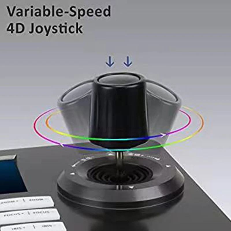 USD282 السفينة حرة KBD2030 IP PTZ عصا التحكم تحكم القمم يمكن التحكم 200 قطعة كاميرات VMix OBS Wirecast IP وحدة تحكم بلوحة المفاتيح