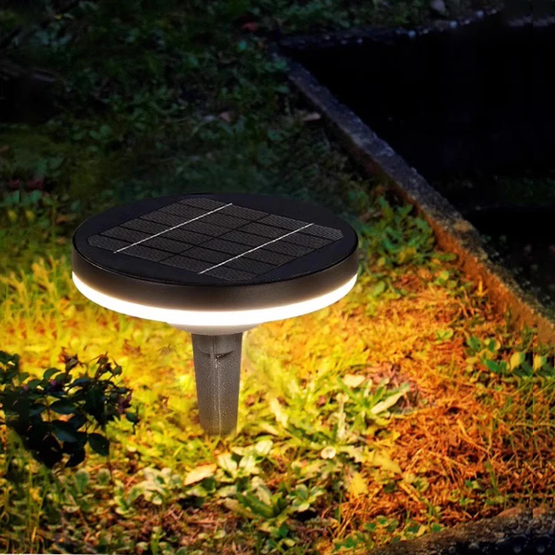 

Solar Spike Lawn Lamp Outdoor Ground mounted Landscape Light Decor Garden Walkway Path Landscape Solar power Spotlight