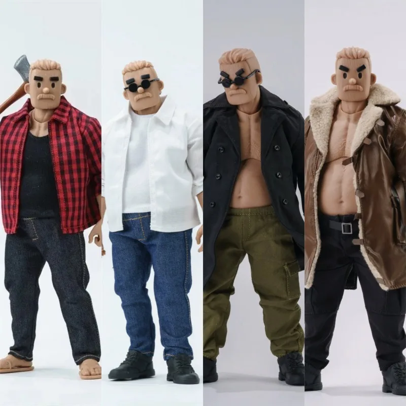 1/10 Scale T-shirt Shirt Pants Jeans Coat Windbreaker Action Figure Clothes Model for Notaman NT-03 Strong Male Soldier Body