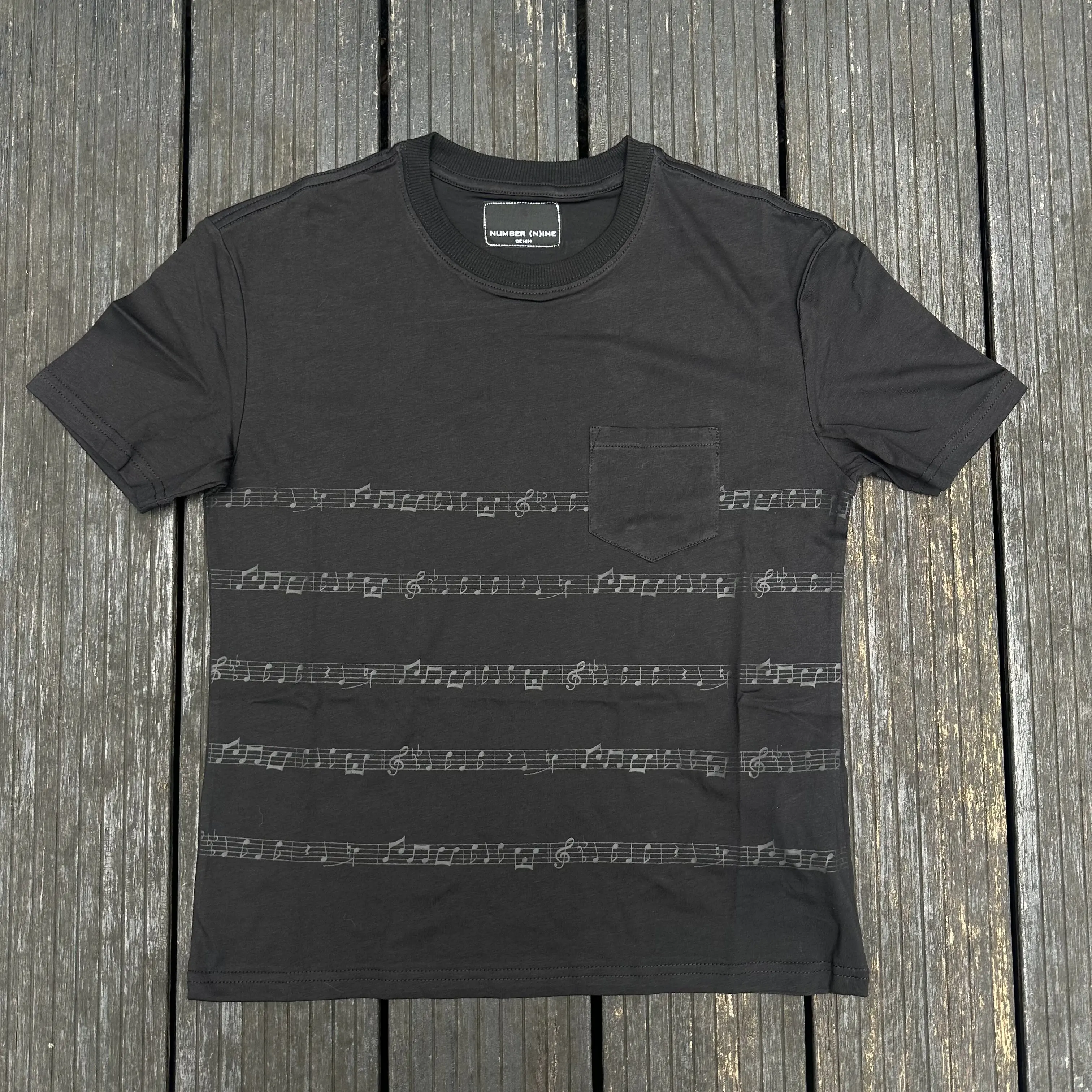 2026 number nine Tee Music note short sleeved skinny style T-shorts TX1766