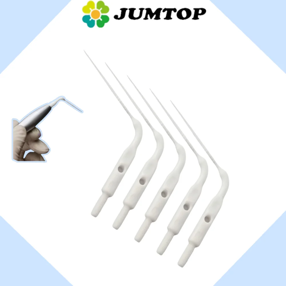 

Dental Plastic Sonic Powered Endo Irrigation Tips for Root Canal Treatment Air Scaler Handpiece Ultrasonic Surgical Tools 5Pcs