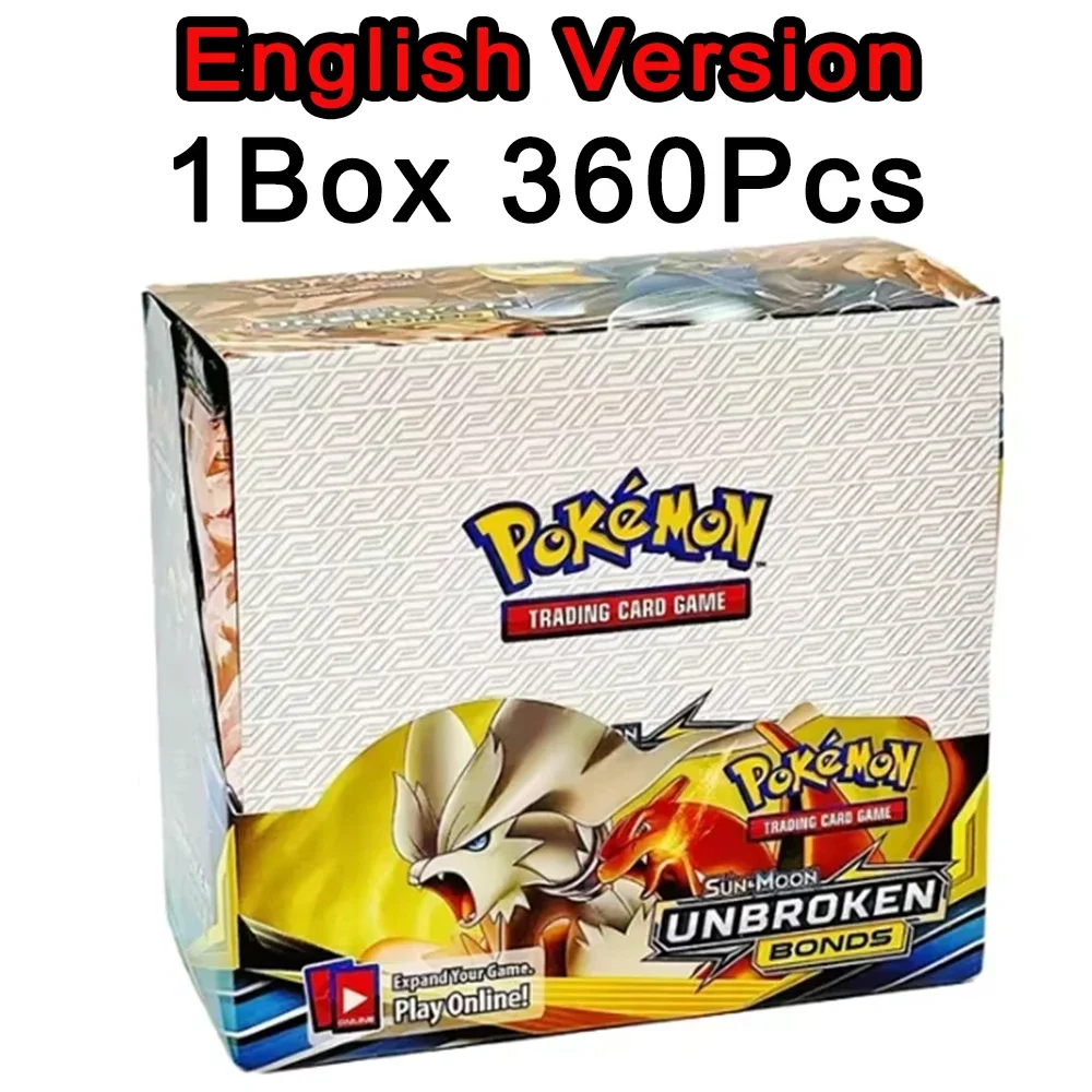 Boîte de 360 cartes Evolutions Battle Style Booster, jeu de cartes à collectionner TCG, cartes de collection pour enfants, jouet