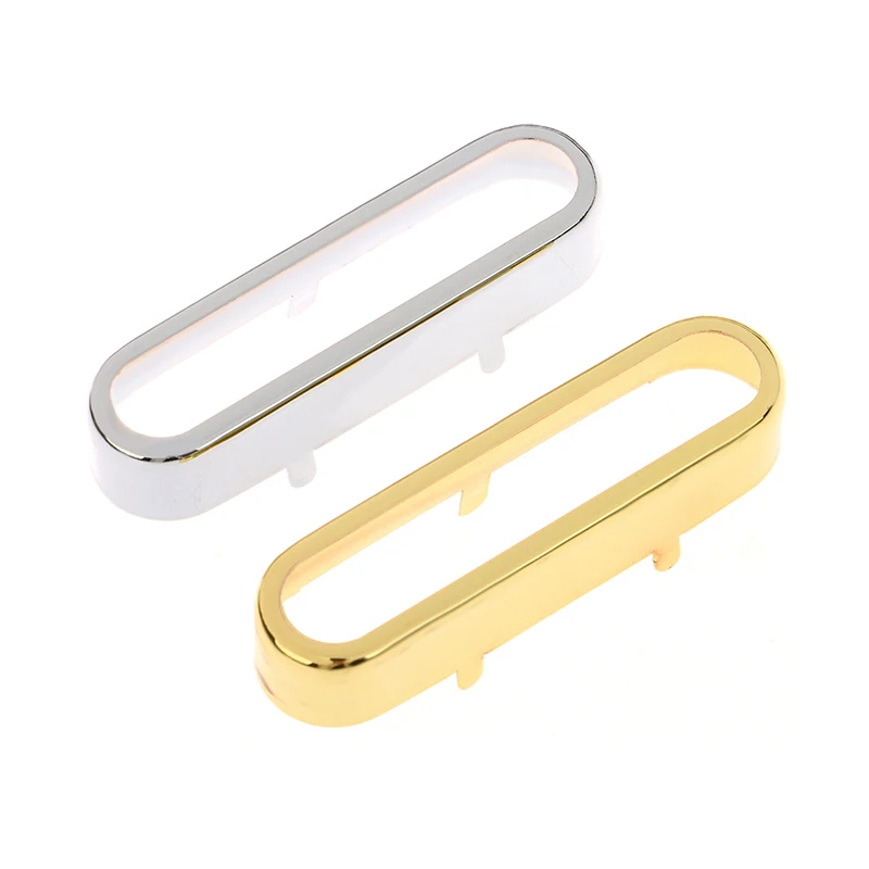 1 قطعة غطاء نحاسي ل ST واحد لفائف لاقط غطاء/غطاء/قذيفة العلوي أجزاء الغيتار المفتوحة 72x20 مللي متر الذهب/الفضة #2