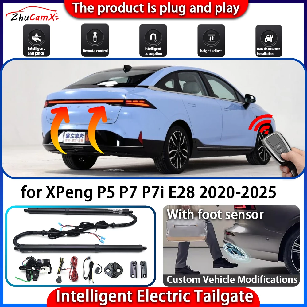 

ZhuCamX Smart Powered Tailgate System for XPeng P5 P7 P7i E28 2020-2025 Automatic Intelligent Electric Trunk Lift Control Kit