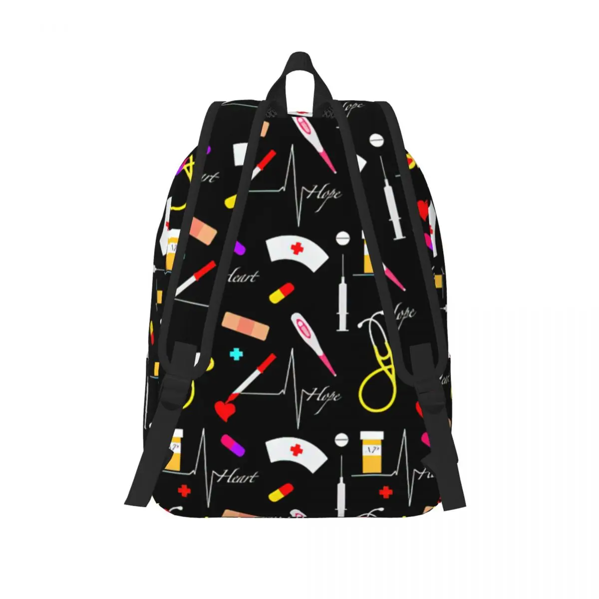 Cute Nurse Backpack for Boy Girl Kids Student School Bookbag Medical Supplies Canvas Daypack Kindergarten Primary Bag Sports