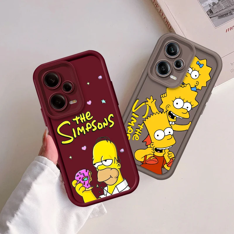 The Simpsons Art Eye Ladder For Xiaomi Redmi Note 13 12 12C 11 11S 10 10C 10A 9C 9A Pro 5G TPU Phone Case