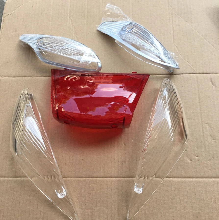 Front Turn Signal Lens For Honda Dio SDH125T-27 SDH125T-30 Scooter Durable ABS Plastic Transparent Amber Lens Waterproof