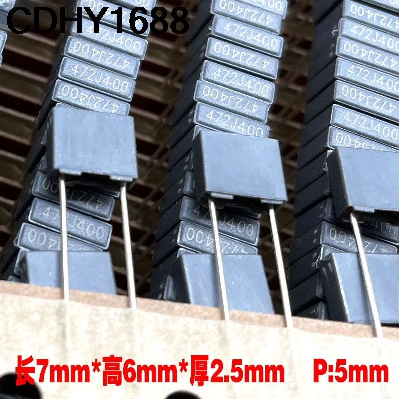 20PCS Xiamen Farah C24 472 4700pf 4,7 nf 400v 250v 2G kupfer fuß film kondensator CL23B