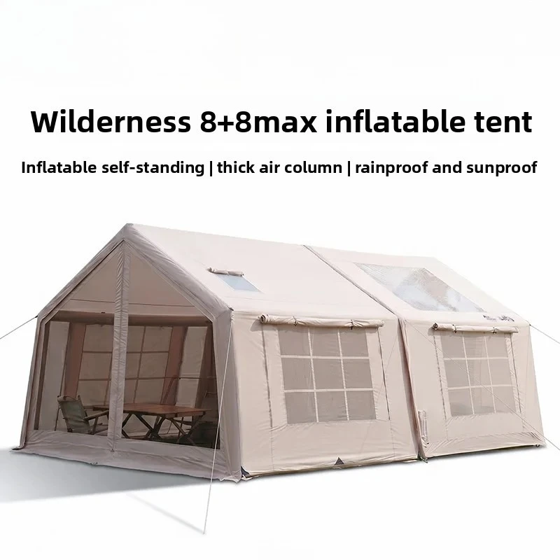 New Automatic Inflatable Mountain Tent,Portable Folding Camping Tent,Overnight Outdoor Shelter,Complete Set Camping Equipment