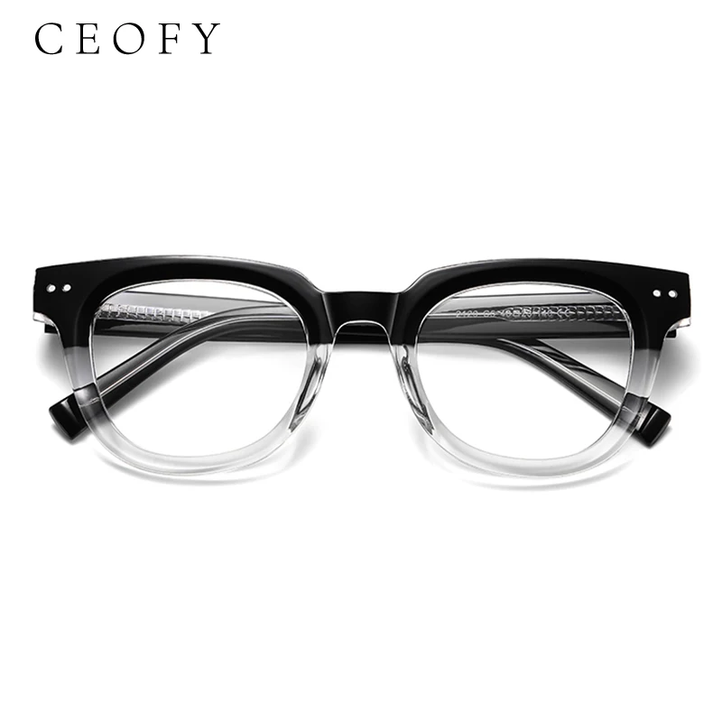 Ceofy Women Fashion Cat Eye Myopia Eyeglasses Frame Optical Vintage Prescription Glasses Frame New Arrival 2001