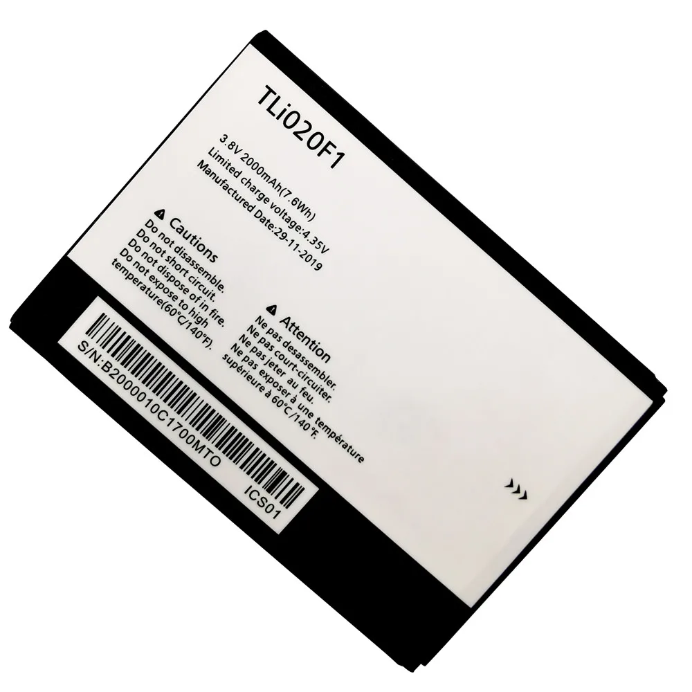 New 2000mAh TLi020F1 Lithium Battery For Alcatel U5 5044D 5044Y 5044I 5044T 5047D 5047Y 4047D Mobile Phone Batteries