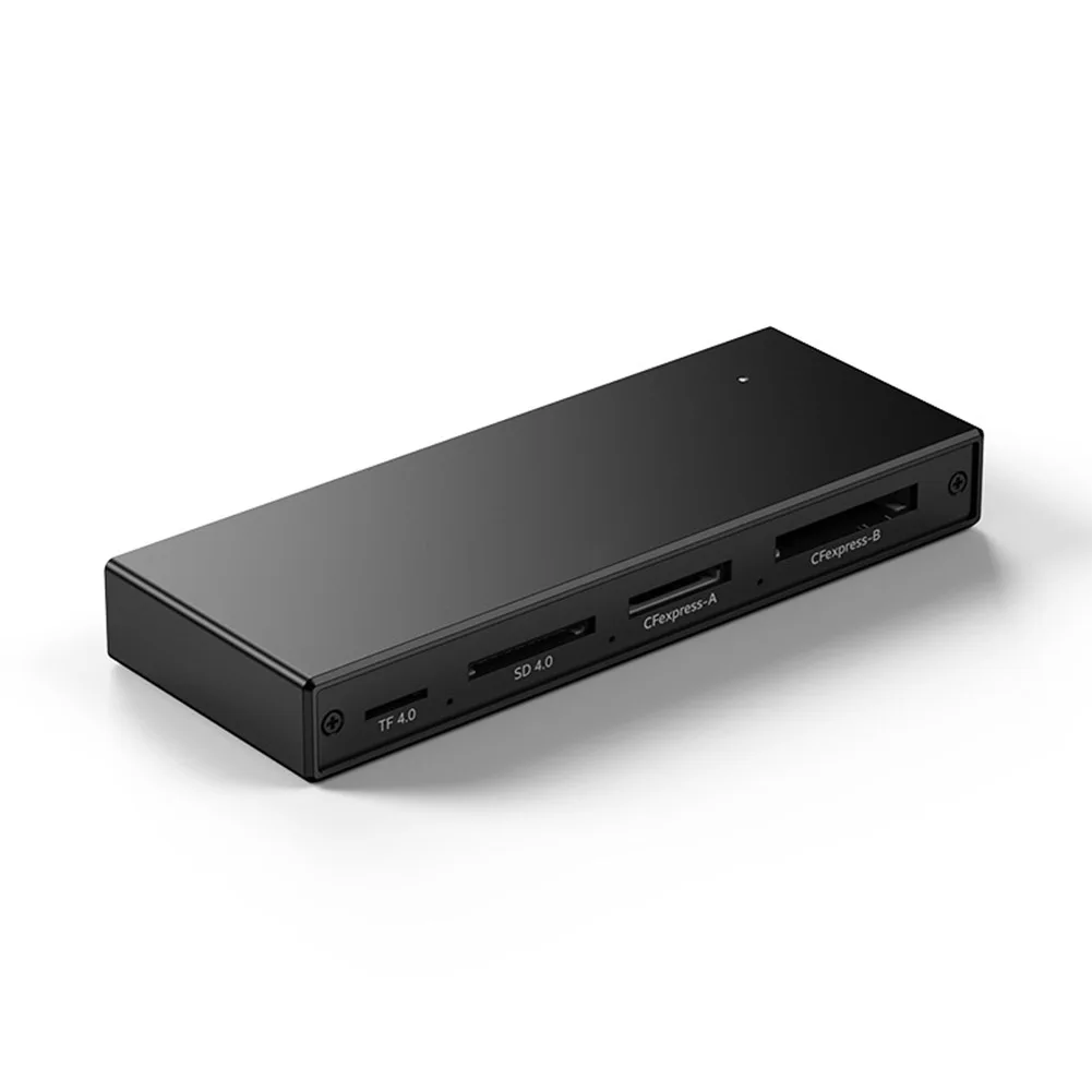 USB 3.2 5in1 Camera Memory Card Reader for CF TF Cards Supports Fast 10Gbps Data Transfer Compact and Portable