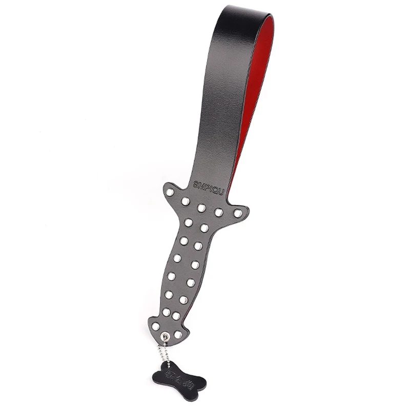 39CM PU lederen paardenzweep, klinknagelversterkingshandvat rijzweep Flogger paardrijden