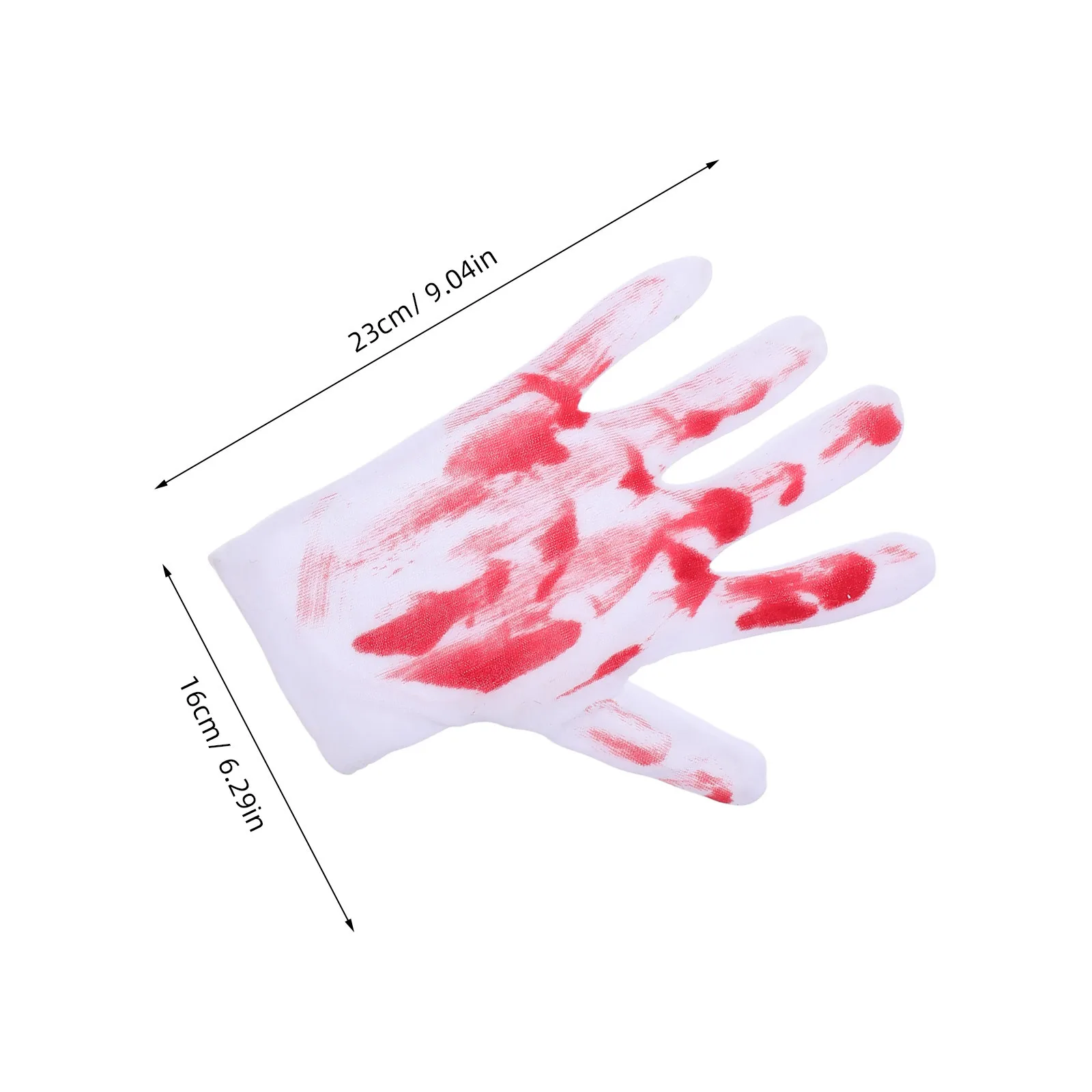 2Pairs Blutige Handschuhe Prop Halloween Tricky Ornament Spukhaus Dekor Party Bar Ktv Blutige Handschuhe Dekoration Horror Atmosphäre