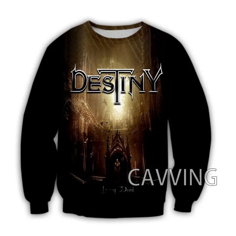 

CAVVING 3D Printed DESTINY ROCK Crewneck Sweatshirts Harajuku Styles Tops Long Sleeve Sweatshirts for Men/women