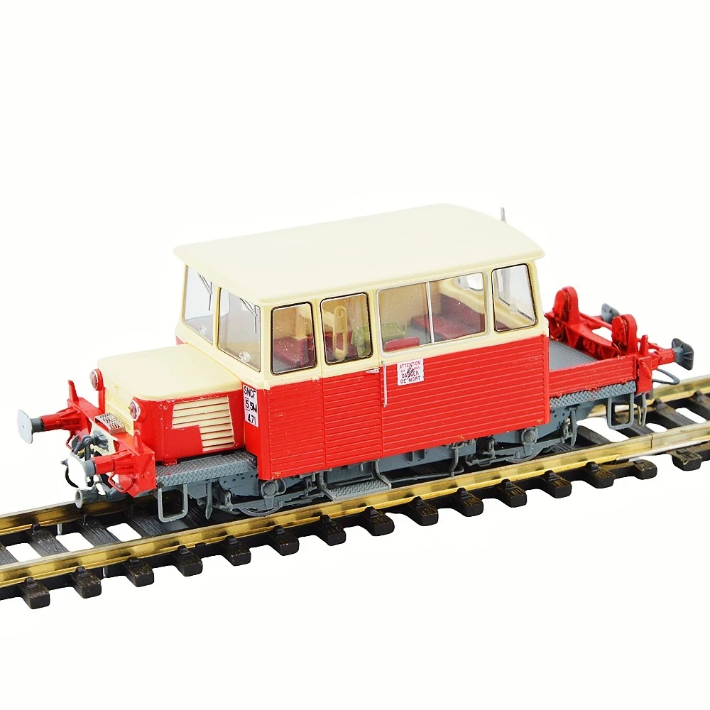 HO Scale 1/87 Train Model DU65 Track Inspection Car MB-073S Digital Sound with Interior Light ZIMO Chip Adult Toy  Gift