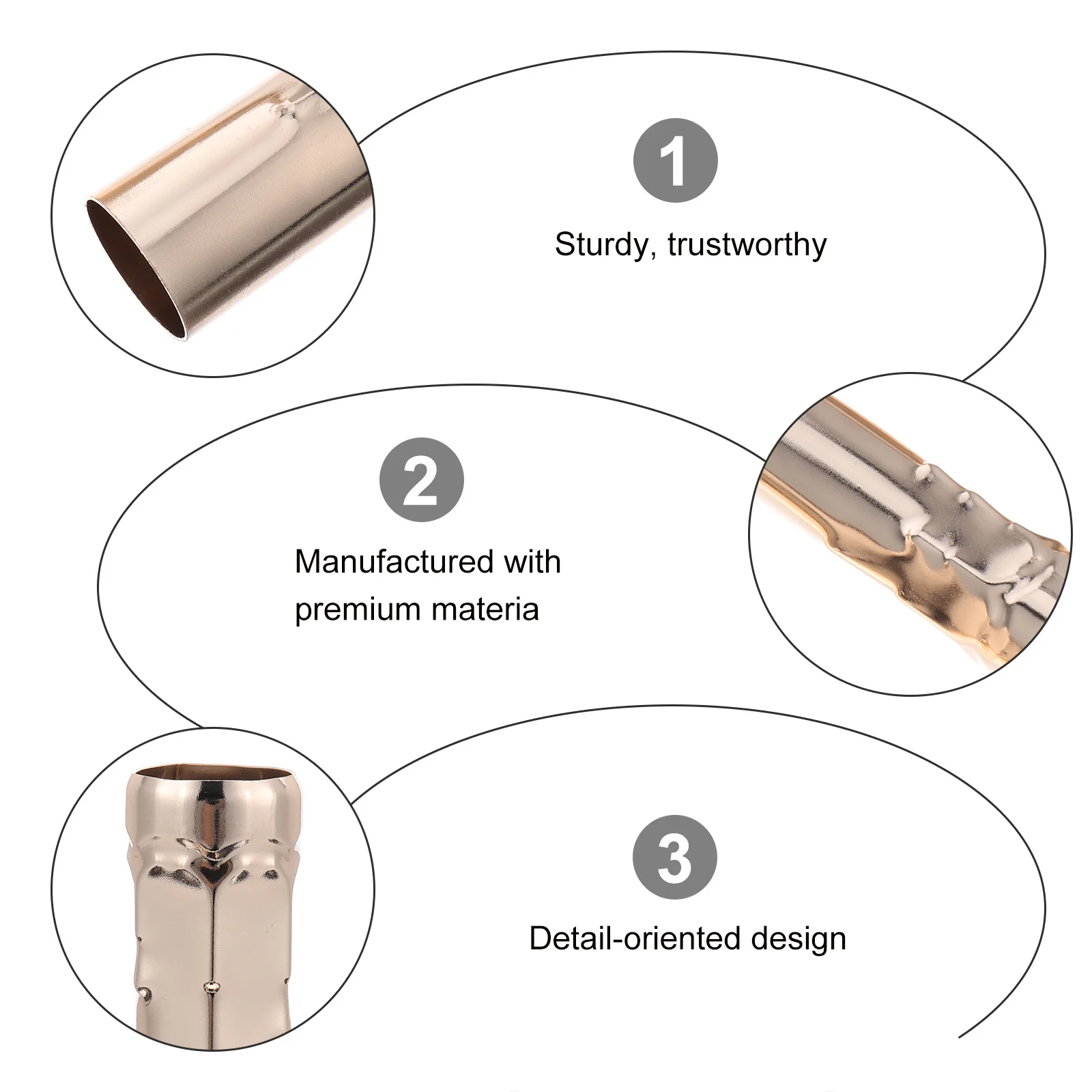 

6Pcs Chandelier Sleeve E14 Socket Cover Detail Oriented Design for European Crystal Chandeliers Chandelier Base