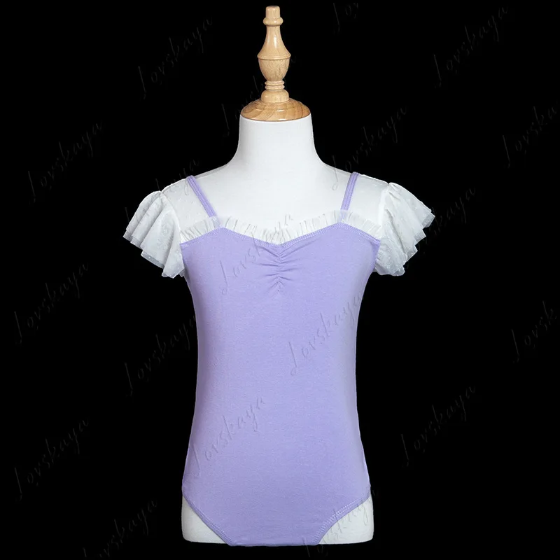 Traje de dança, traje de prática infantil para meninas, saia de balé infantil, roupas de dança infantil