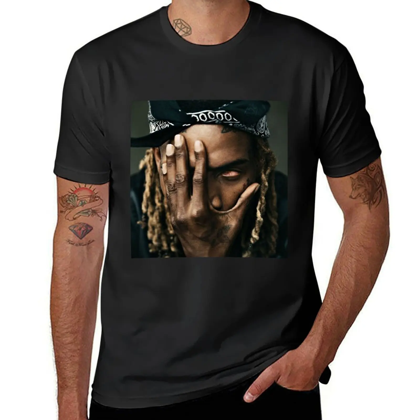 

Fetty. wap. cover T-Shirt summer tops sports fans Men's t shirts