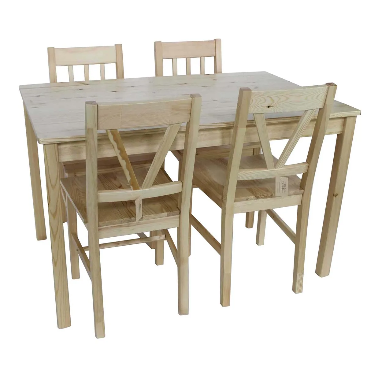custom-made rural wooden tableware tables and chairs dining table and chairs wooden tables and chairs 4 seats home furniture