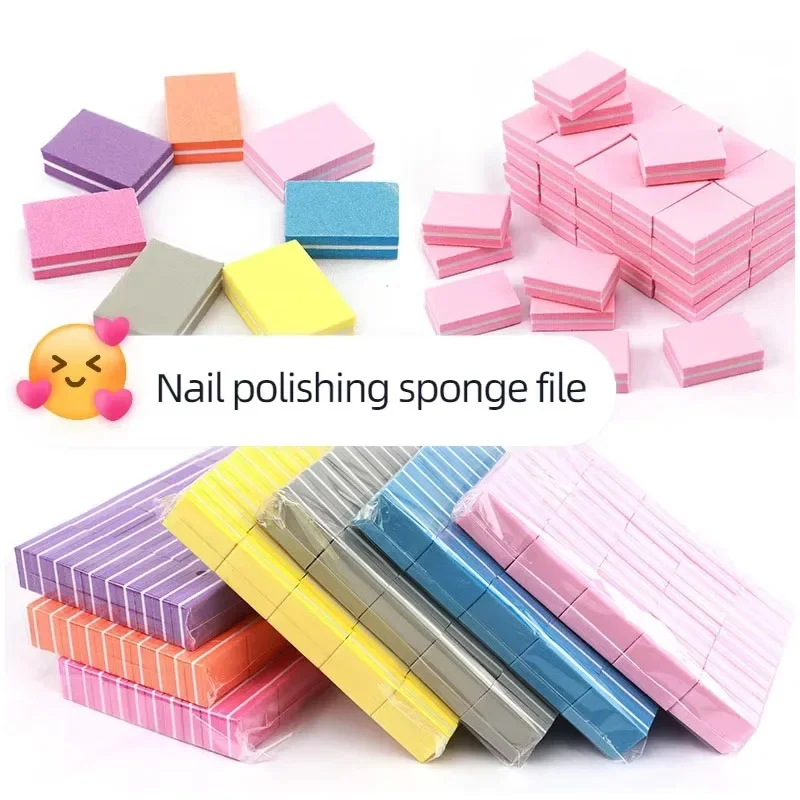 10/20Pcs Mini Buffing Sanding Files Block Pedicure Manicure Care Nail Art Buffer Polish Manicure Pedicure Nail File Tools