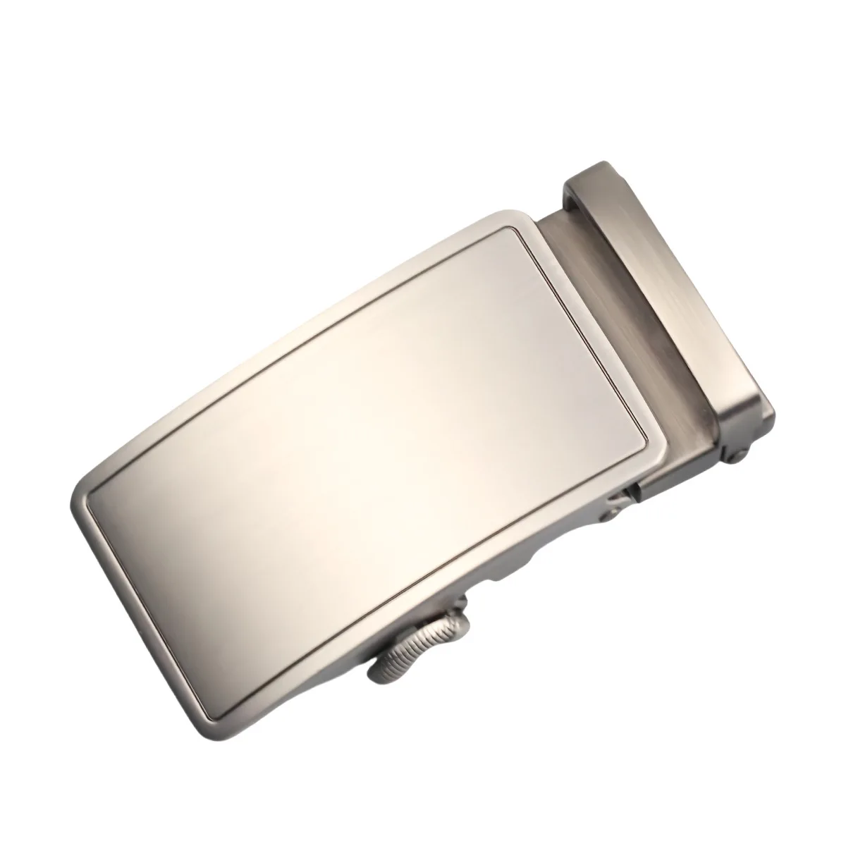 Classic Gunmetal Gray Men's Belt Buckle Alloy Automatic Buckle Belt Versatile Pieces Simple Business Casual Belt Buckle 3.5cm