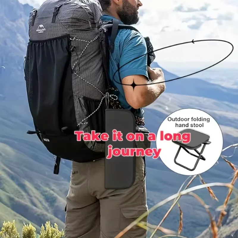 2025، مقعد محمول قابل للطي مع سحابات قابلة للتعديل، إطار معدني متين، كرسي صيد بسحاب، كرسي للتخييم والتنزه في الهواء الطلق #5