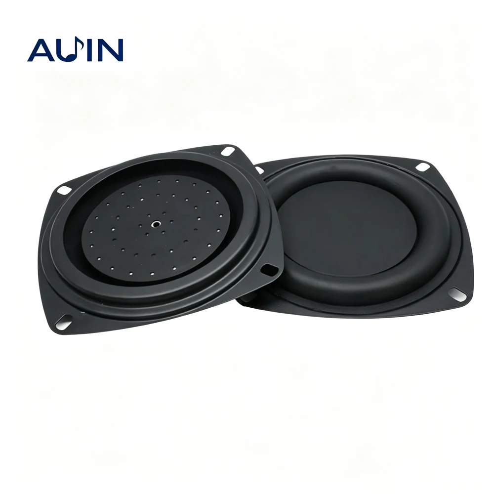AUIN 1/2pcs 105 MM 4 Inch Bass Vibration Plate Diaphragm Auxiliary Woofer Vibration Membrane Passive Radiator Speaker Unit DIY