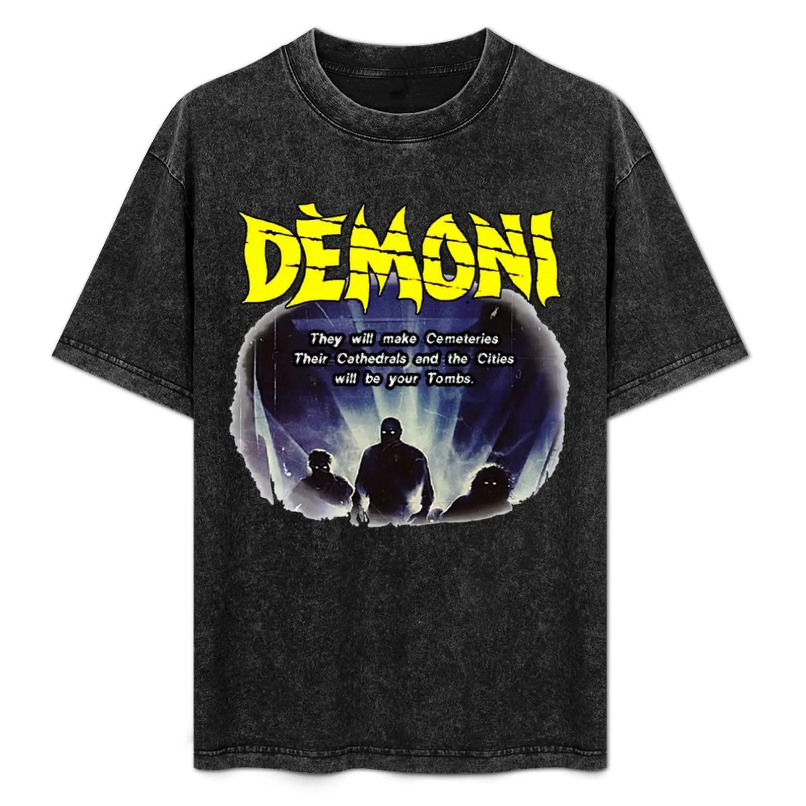 

DEMONI T-Shirt Simple Line Art Print Tee