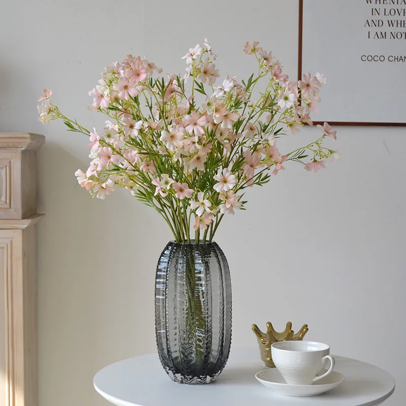 

7Pcs/lot Artificial Silk Flowers 12Heads Daisy Marriage Bridal Bouquet Wedding Party Table Floral Home Room Decor Chrysanthemums