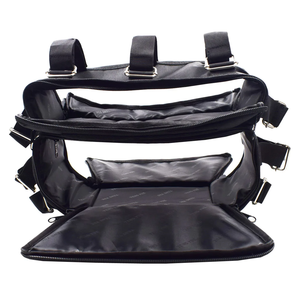 Zentrale Aufbewahrung tasche für Fiido Q1/s Elektro fahrrad, Upgrade, modifizierte Teile, Reiß verschluss typ, Doppelschicht-Batterie tasche