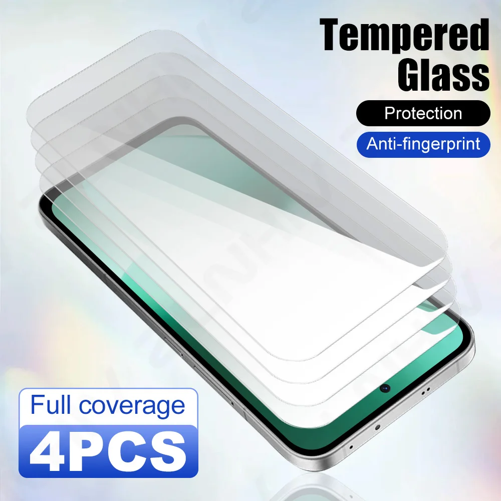 

Защитная пленка для Redmi 15, 15C, 14C, 13, Note 15 Pro, 14S, 14 4G, 13 Pro, 4 шт., закаленное стекло для экрана смартфона