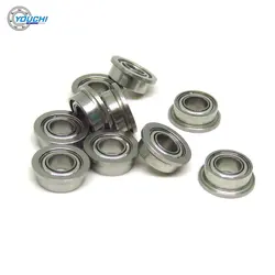 10pcs ABEC7 3*6*2.5mm SMF63 ZZ Flange Ceramic Bearing SMF63-ZZ LF630ZZ 3x6x2.5 Stainless Steel Flanged Bearings SMF63C