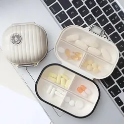 Pill Dispenser Portable Pill Dispenser Seven Days a Week Vitamin Portable Box Sealed Storage Box Portable Mini