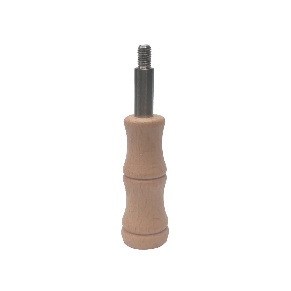 OD 18mm Length 74mm Beech Handle M5 Male Threaded Stem Use For Tiodw Pro Housing and Ti Bowl
