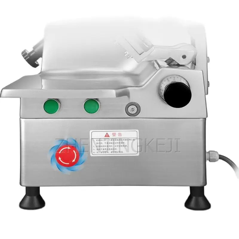 قطاعة اللحوم 220 فولت أوتوماتيكية بالكامل، طاقة كهربائية منزلية تجارية من الفولاذ المقاوم للصدأ، قطاعة قابلة للتعديل، سمك لحم البقر، لفة اللحوم