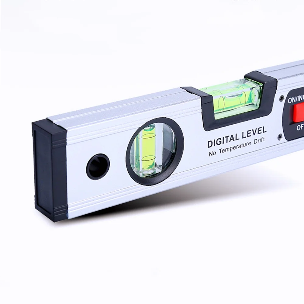 NEW! 40cm/60cm/80cm Electronic Digital Display Level Ruler Aluminum Alloy Angle Inclinometer Laser Infrared Magnetic Level Ruler