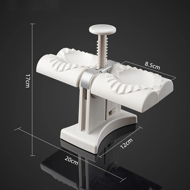 Automatic Double Head Dumplings Artifact Manual Press Noodle Type Pierogi Machine Mold Gyoza  Maker Kitchen Jiaozi Mould