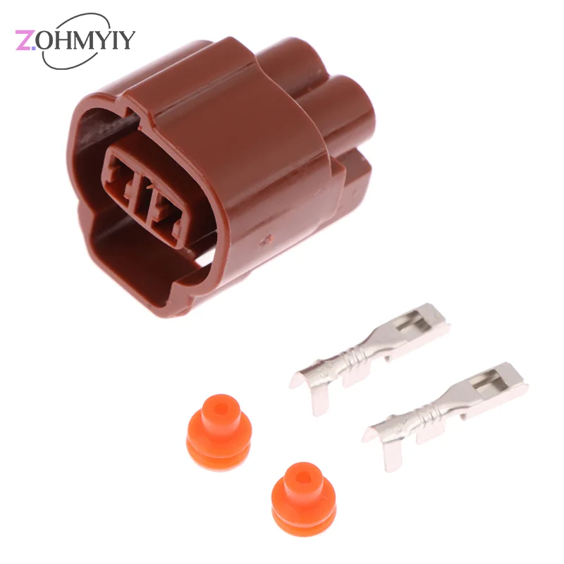 1 Set 2 Pin Sumitomo Waterproof Female Temperature Sensor Socket Automotive Wire Connector Plug For Mazda 6189-0033