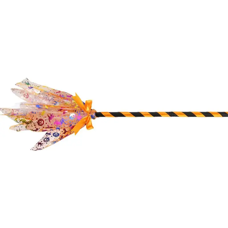 

Broom Halloween Halloween Wicked Flying Broom Prop Detachable Witch Broom Stick Decor For Kids Cosplay Broom Prop