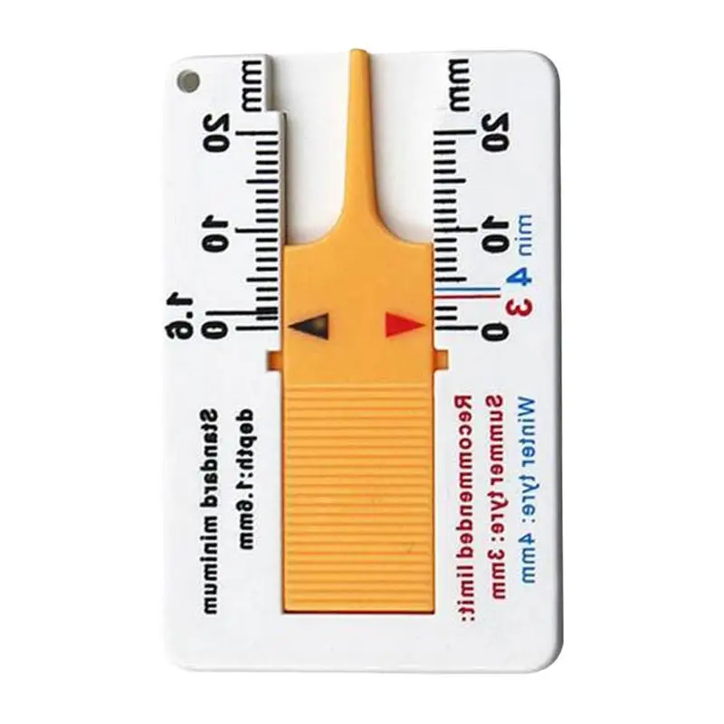 Tread Depth Gauge For Car Tyre Tire Meter Thickness Gauges Automobile Tire Wear Detection Measuring Tools Depth Caliper