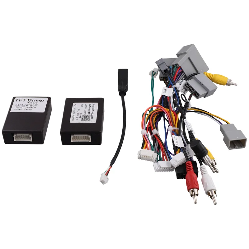 

Car Radio Canbus Box For HONDA ACCORD 9TH 2.0L 2014-2017 Auto Wiring Harness Power Cable Decoder Adapter
